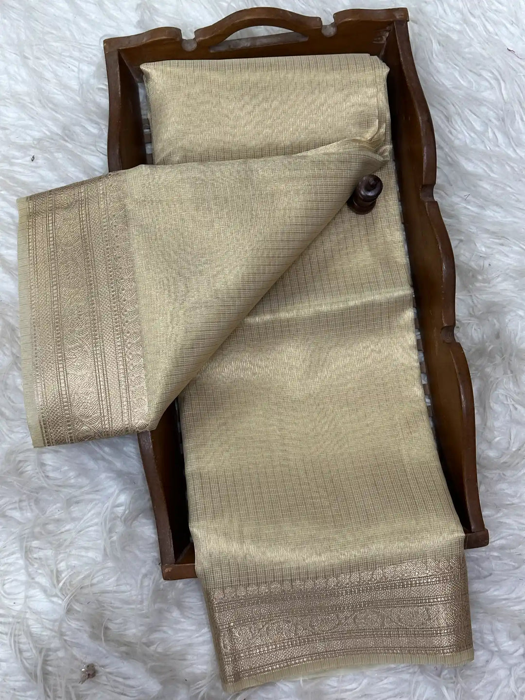 Zari Border Weave Traditional Banarasi Saree