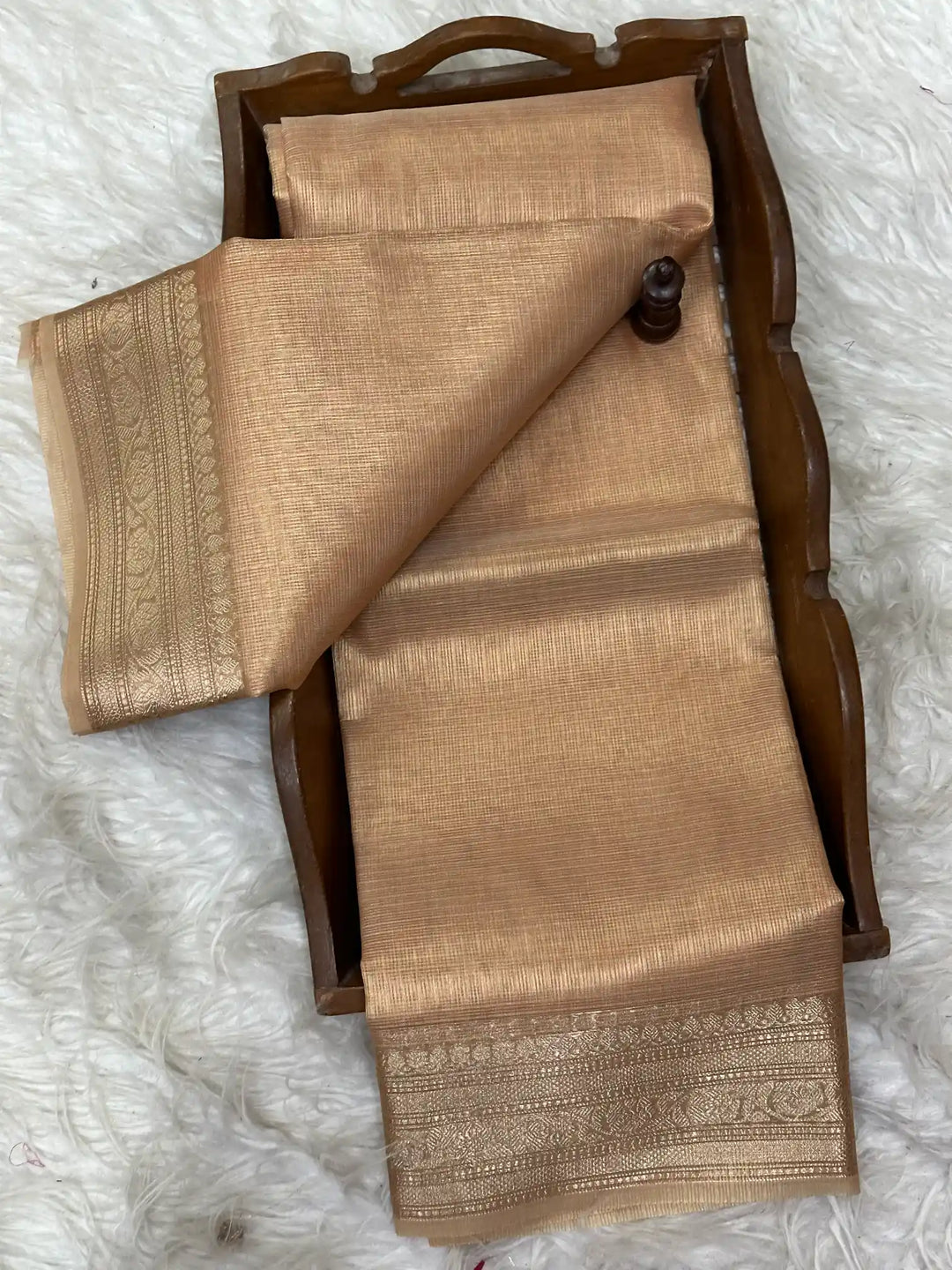 Zari Border Weave Traditional Banarasi Saree