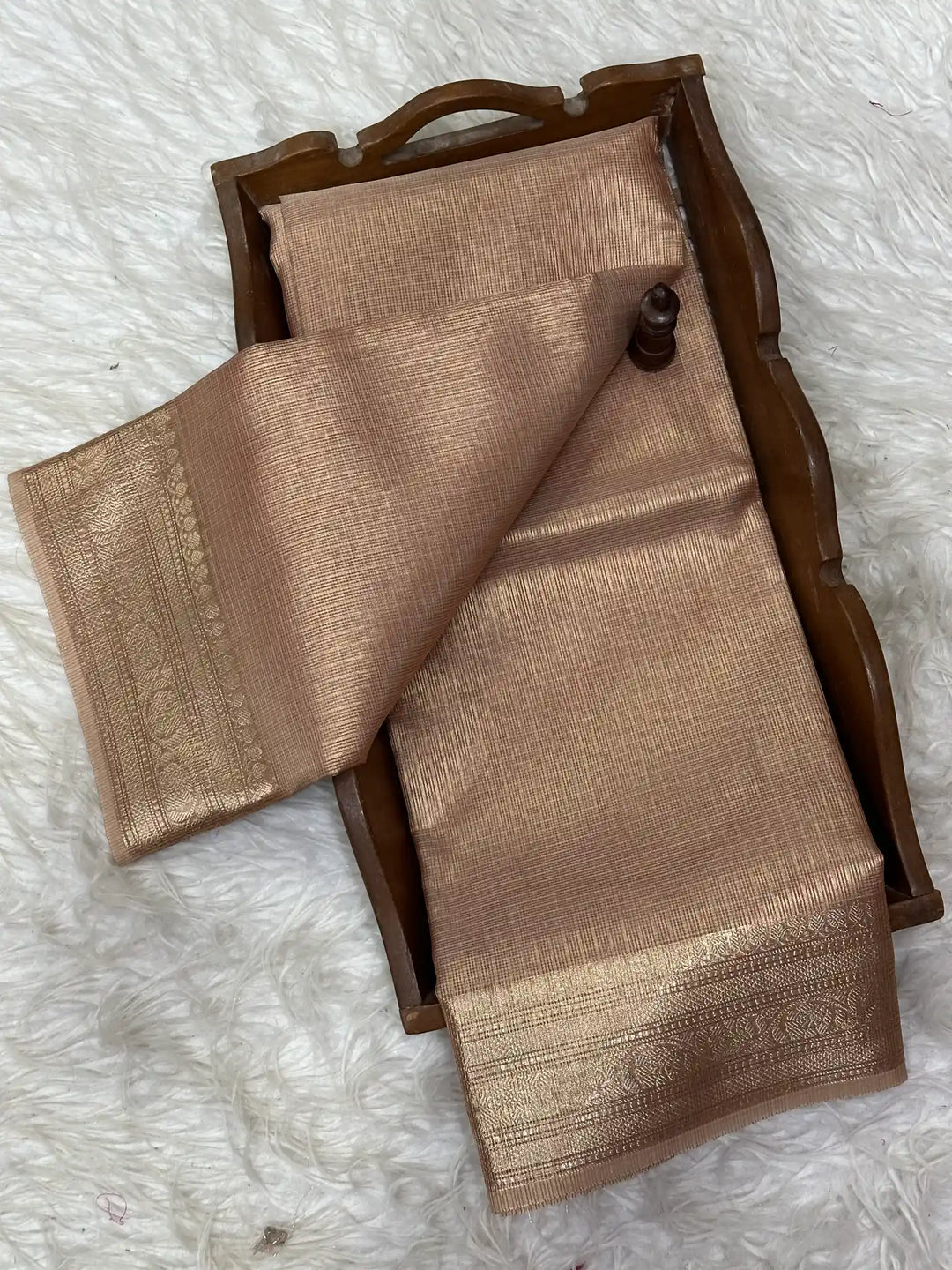 Zari Border Weave Traditional Banarasi Saree