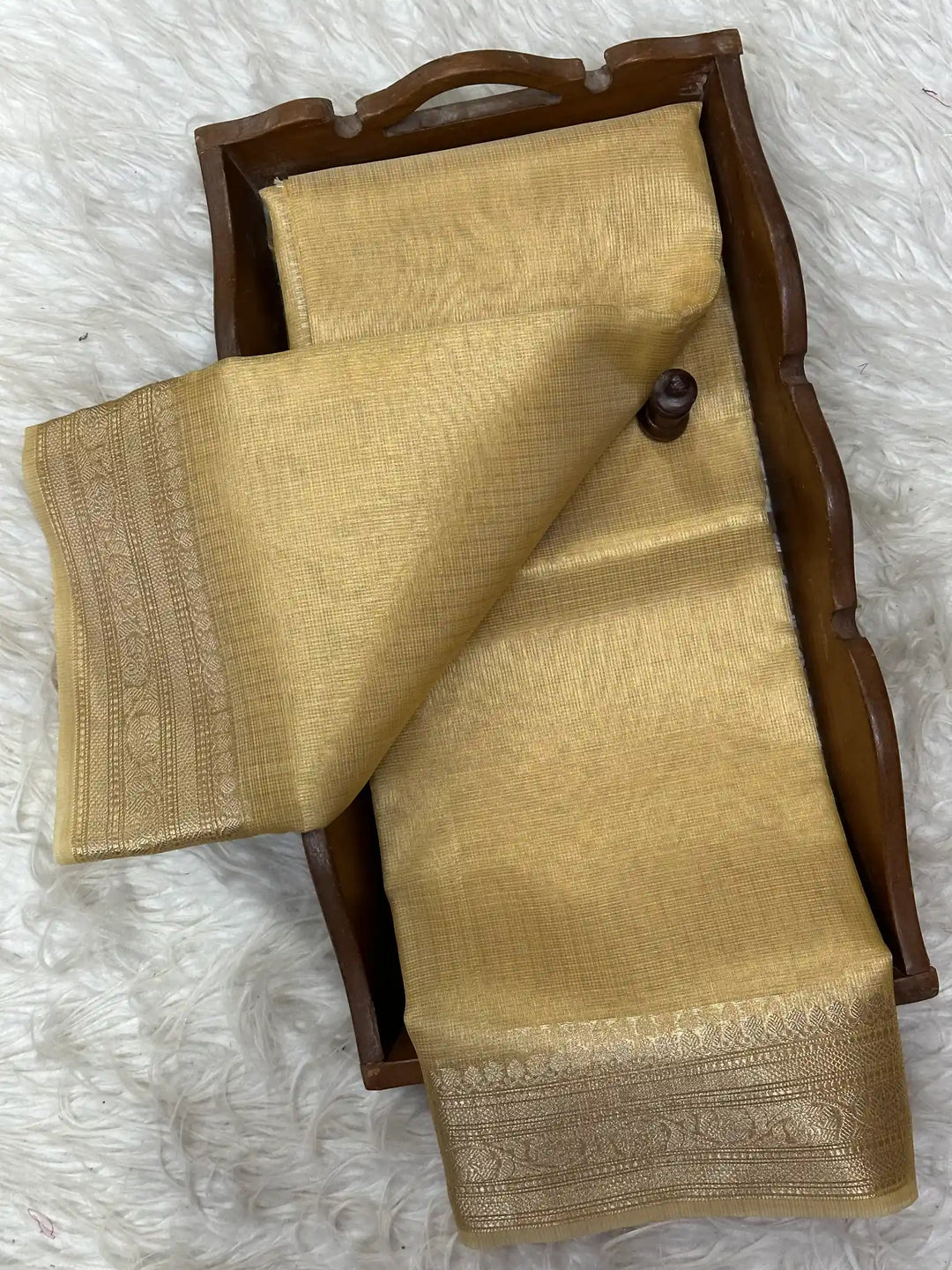 Zari Border Weave Traditional Banarasi Saree