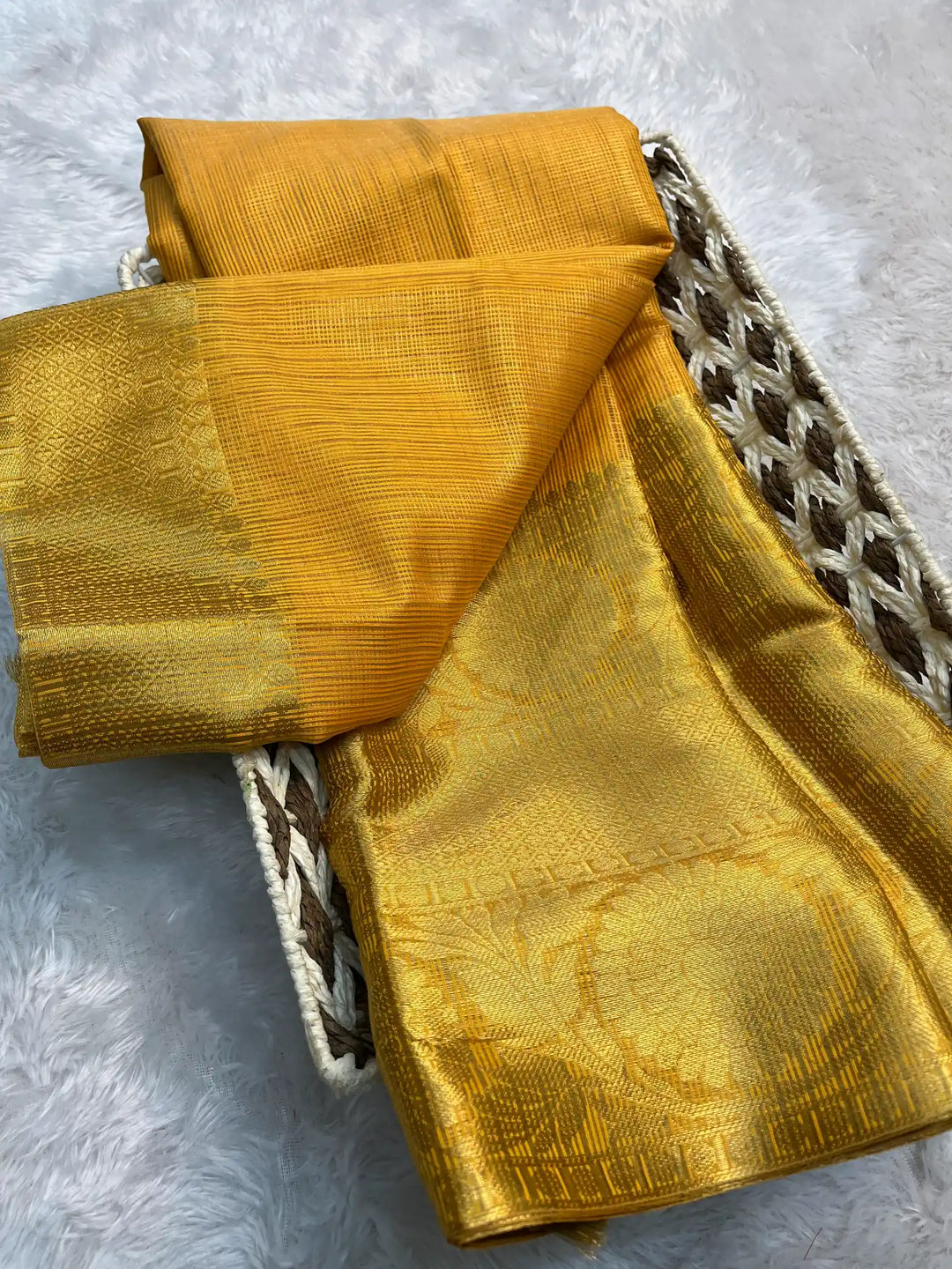 Zari Border Weave Traditional Banarasi Saree