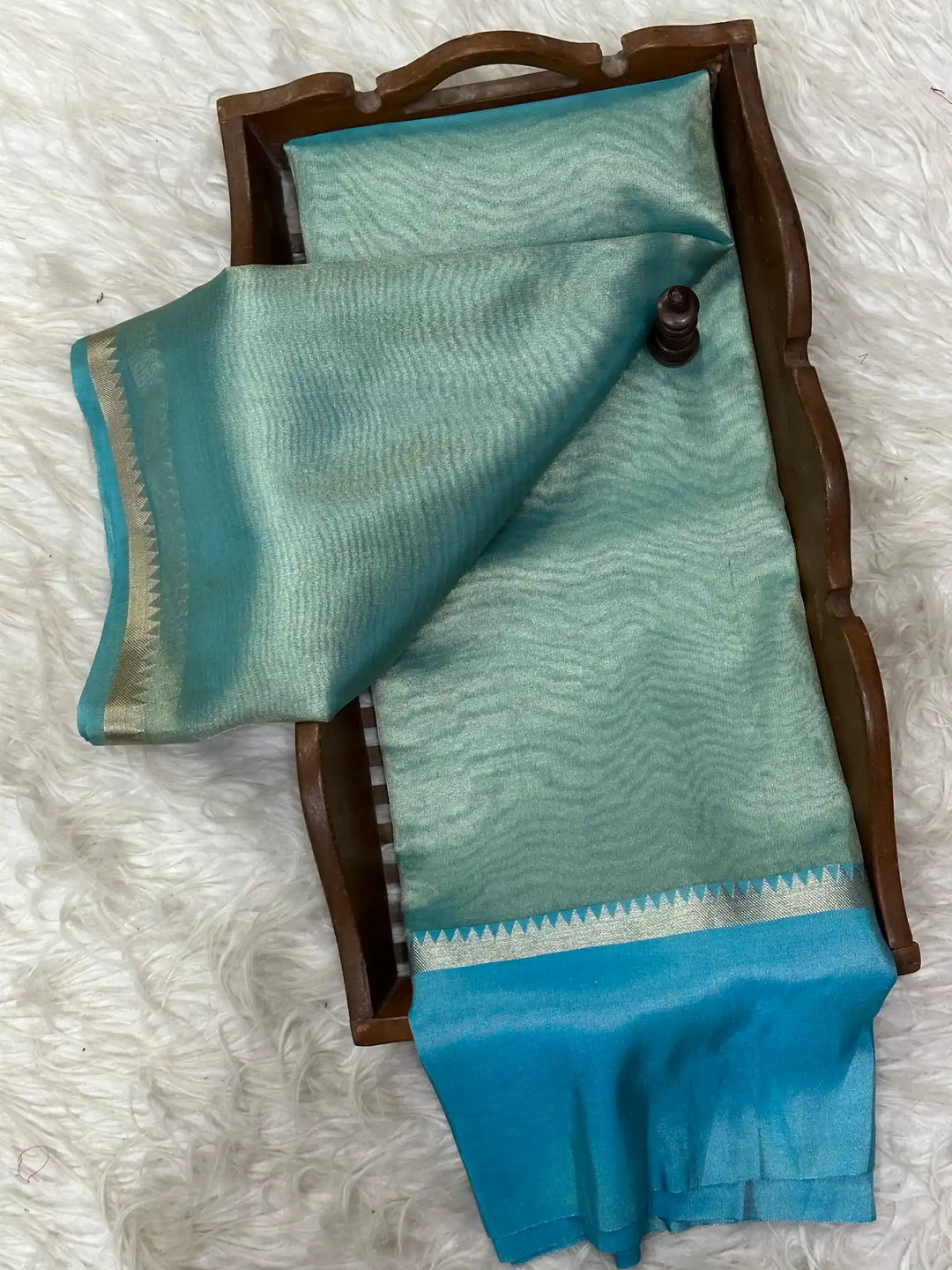 Zari Border Weave Traditional Banarasi Saree