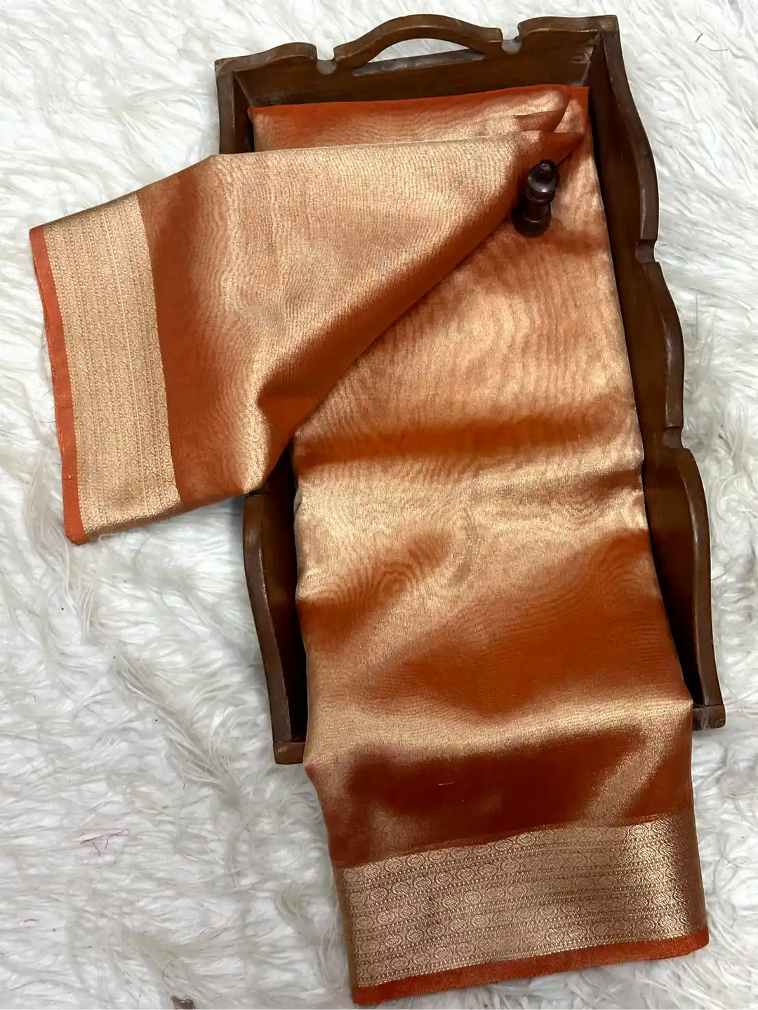 Zari Border Weave Traditional Banarasi Saree