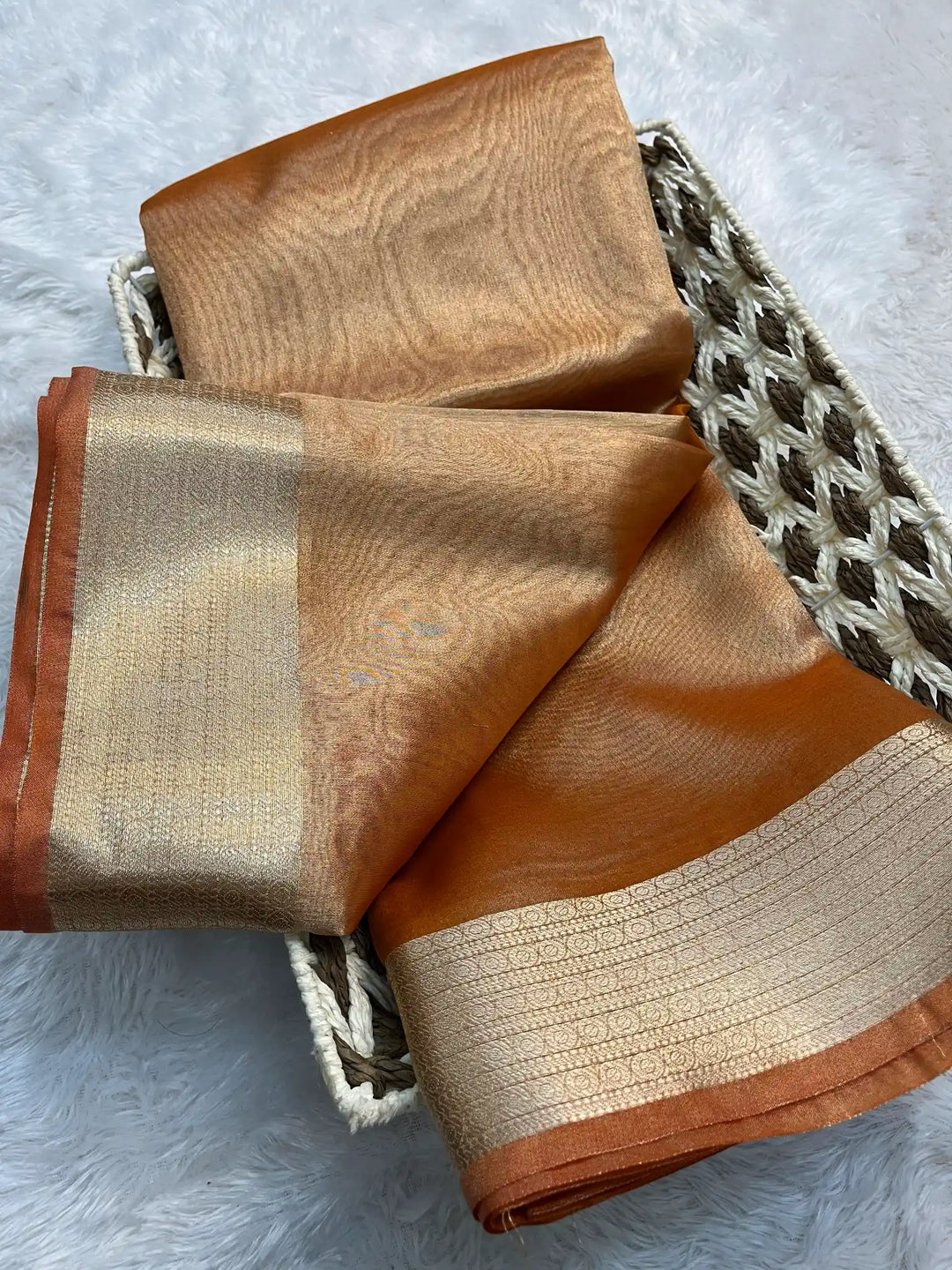 Zari Border Weave Traditional Banarasi Saree