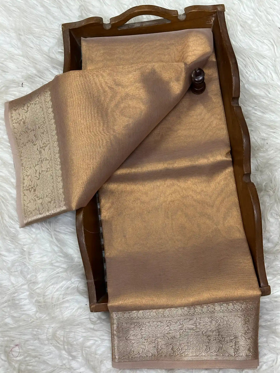 Zari Border Weave Traditional Banarasi Saree