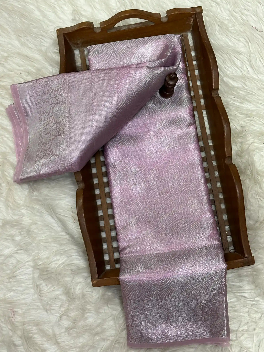 Zari Border Weave Traditional Banarasi Saree