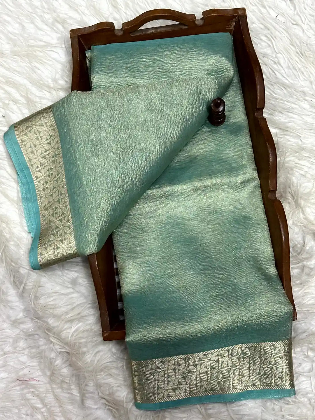 Zari Border Weave Traditional Banarasi Saree