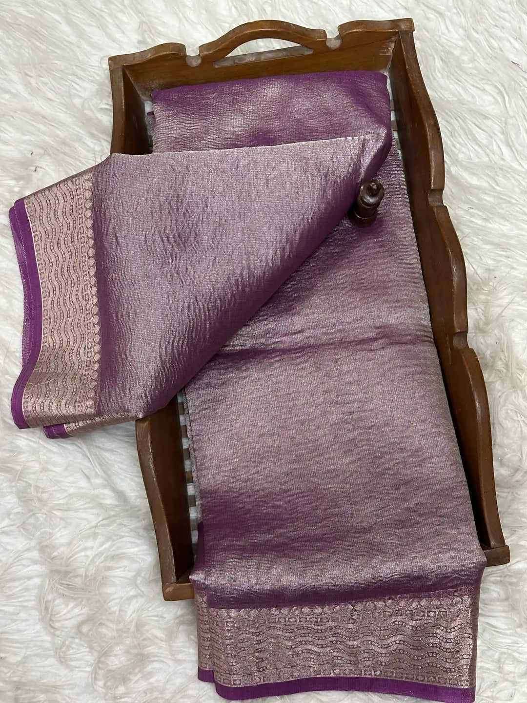 Zari Border Weave Traditional Banarasi Saree
