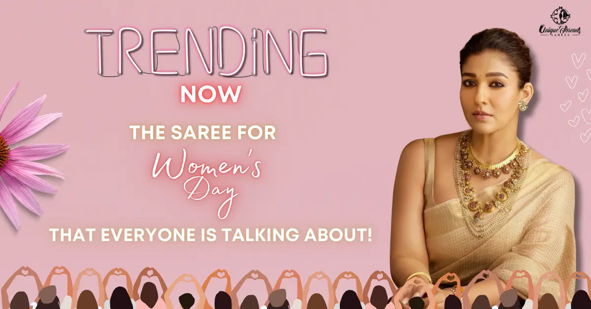 Trending Now: The Saree for Women’s Day That Everyone is Talking About! Celebrate elegance, strength, and tradition in style.