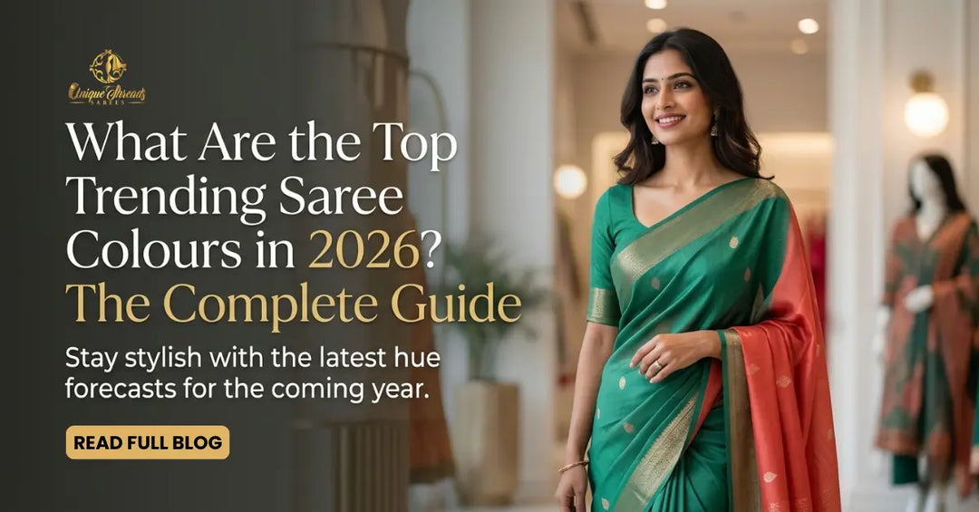 What Are the Top Trending Saree Colours in 2026? The Complete Guide