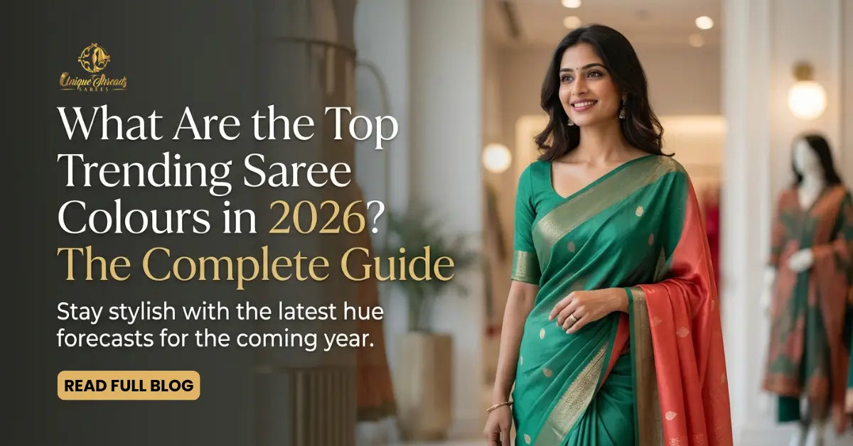 What Are the Top Trending Saree Colours in 2026? The Complete Guide