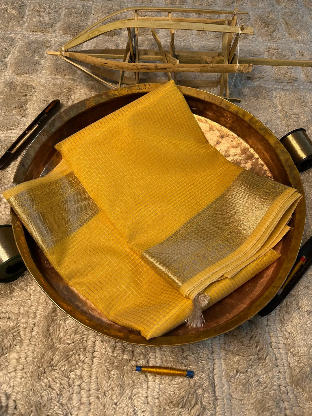 Eccentric zari weave Softsilk Banarasi saree