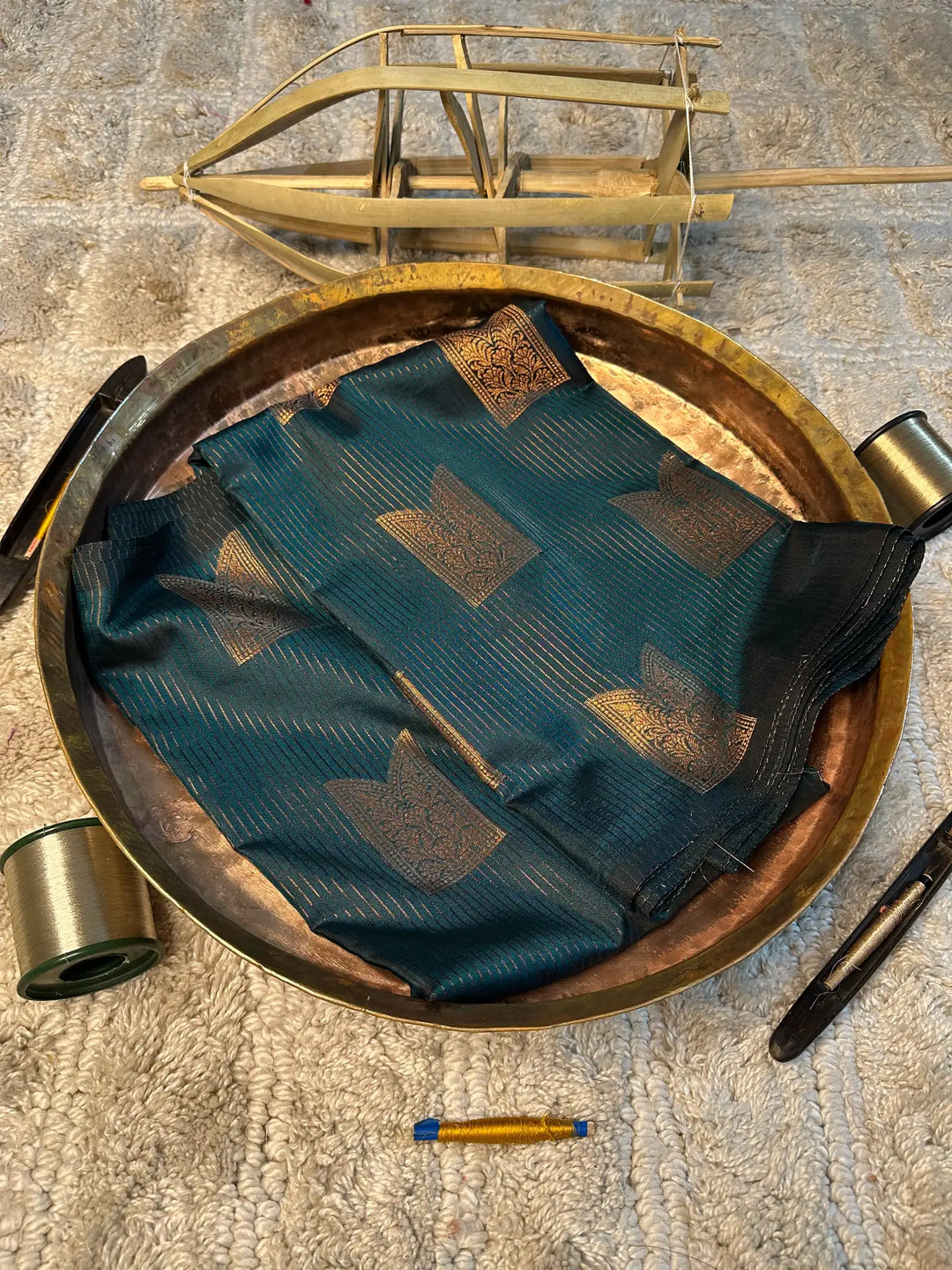 Eccentric zari weave Softsilk Banarasi saree