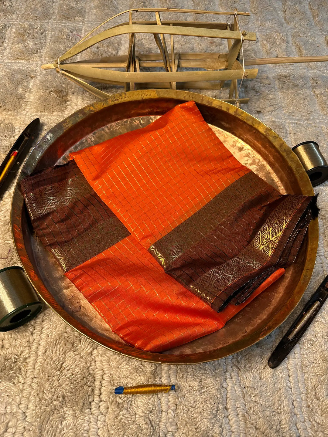 Eccentric zari weave Softsilk Banarasi saree
