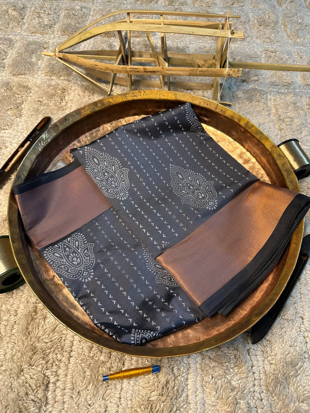 Eccentric zari weave Softsilk Banarasi saree