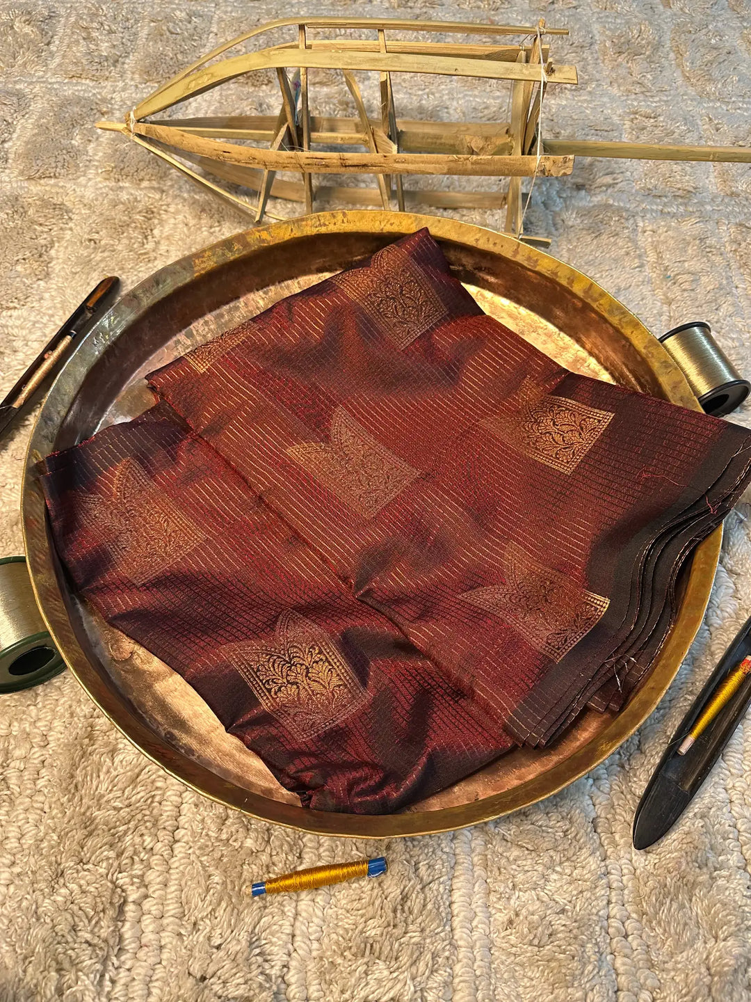 Eccentric zari weave Softsilk Banarasi saree