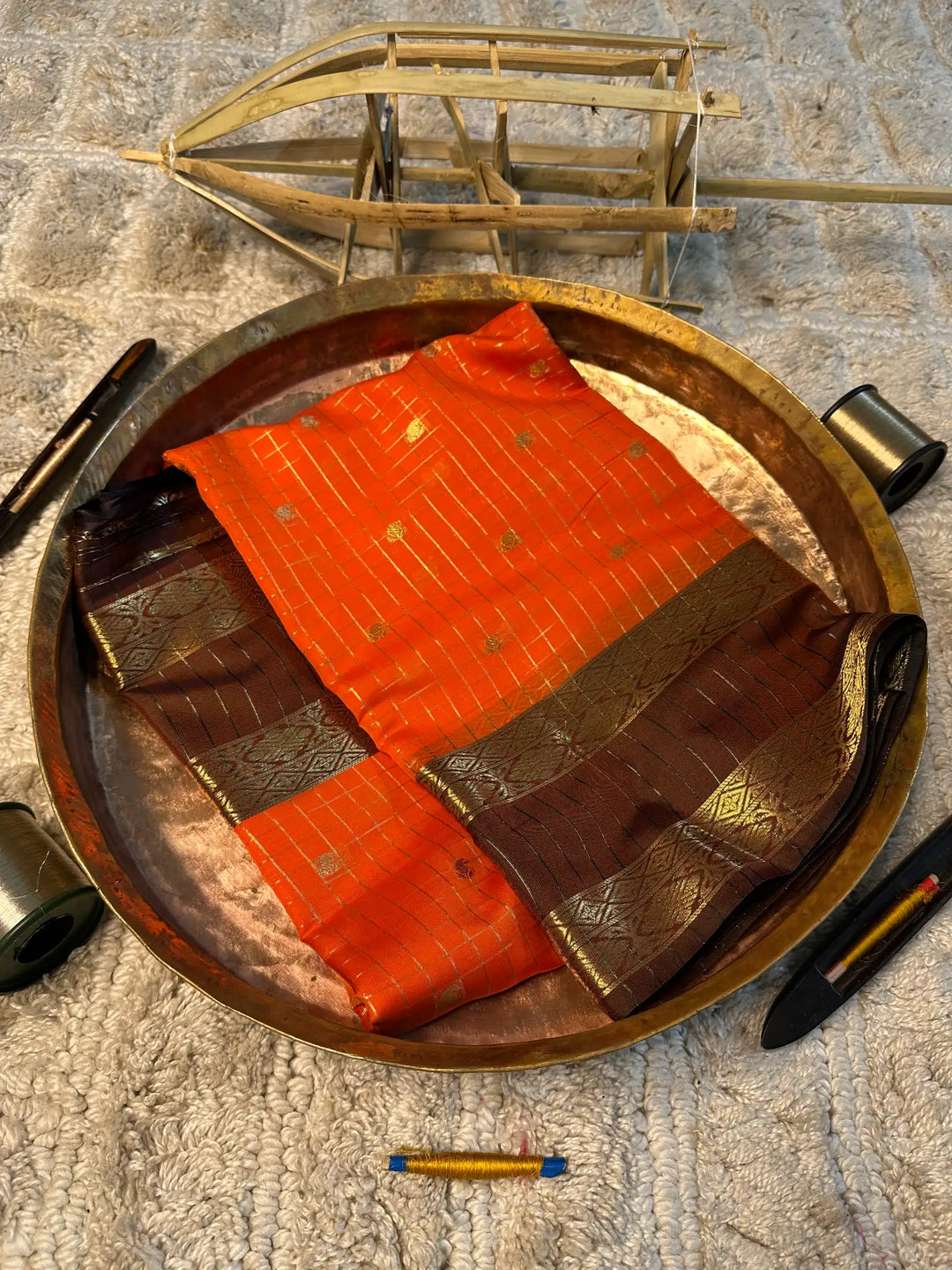 Eccentric zari weave Softsilk Banarasi saree