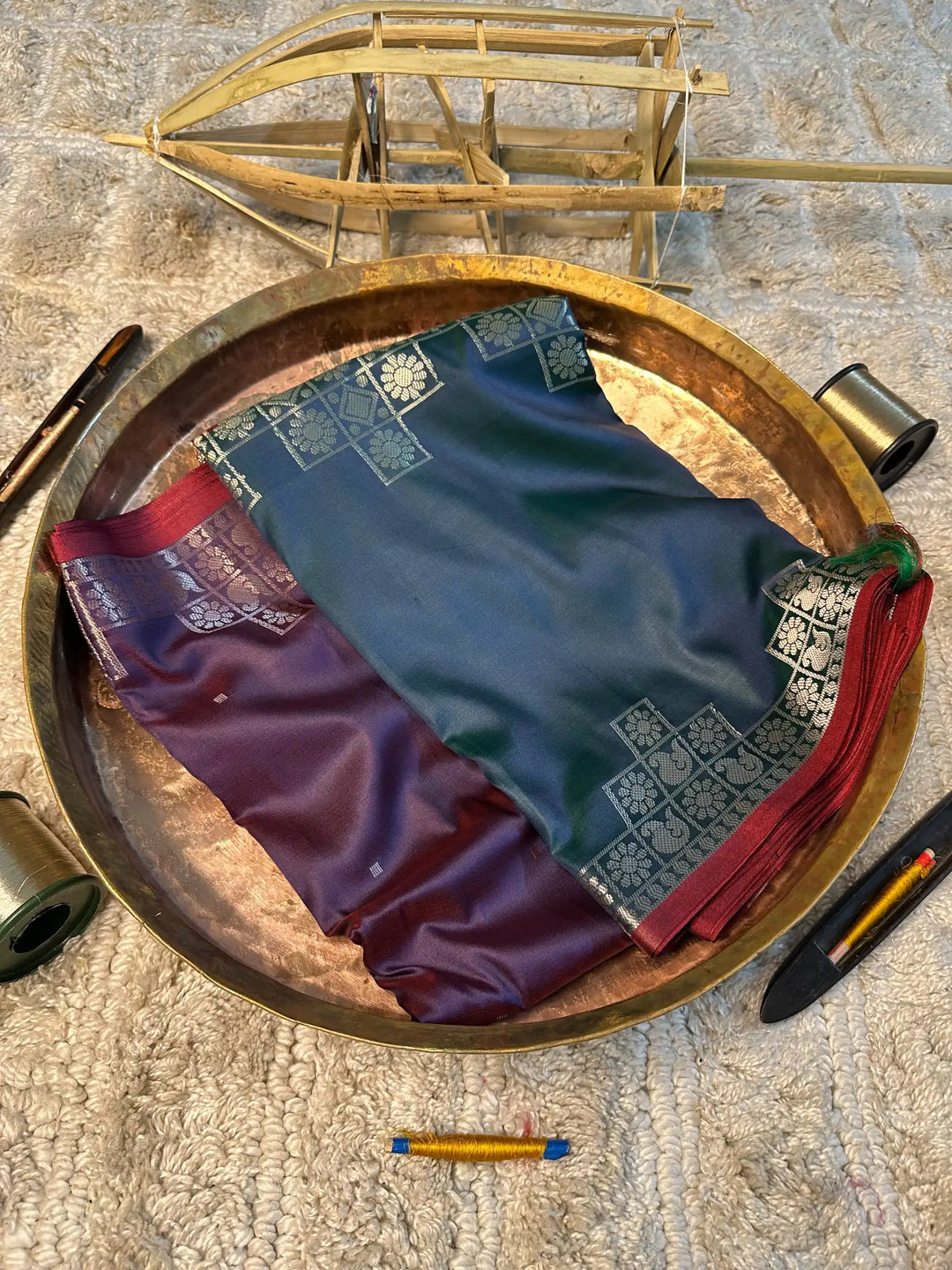 Eccentric zari weave Softsilk Banarasi saree