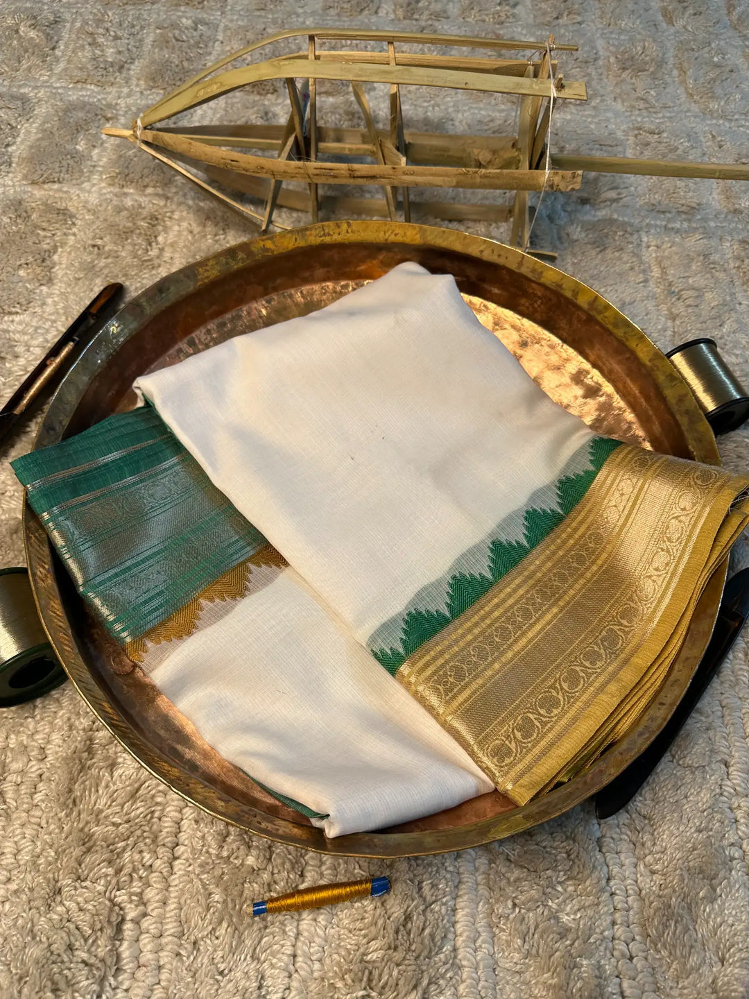 Eccentric zari weave Softsilk Banarasi saree