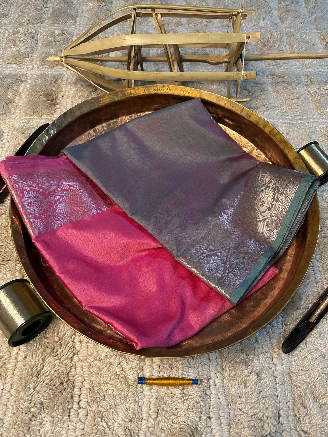 Eccentric zari weave Softsilk Banarasi saree