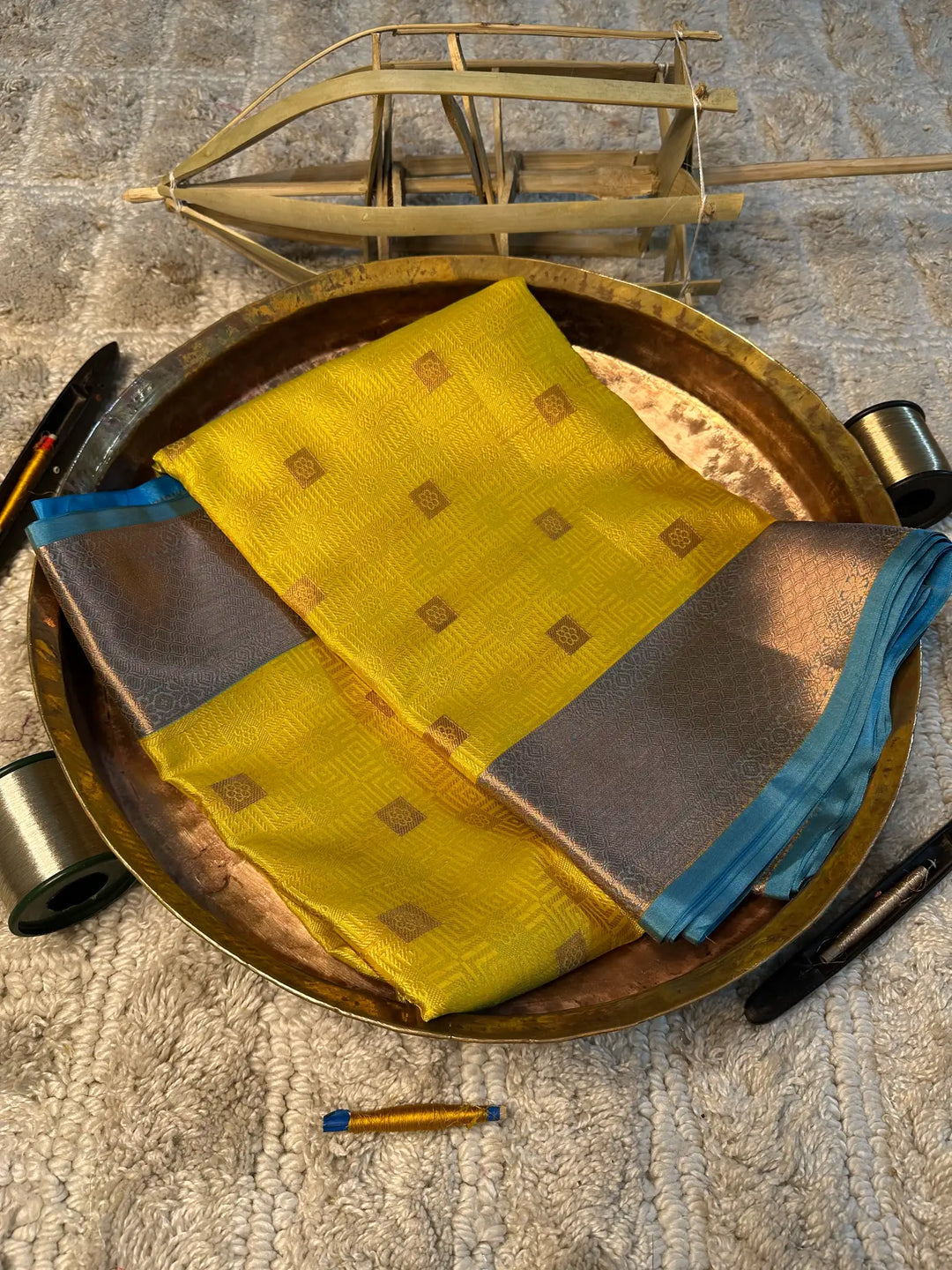Eccentric zari weave Softsilk Banarasi saree
