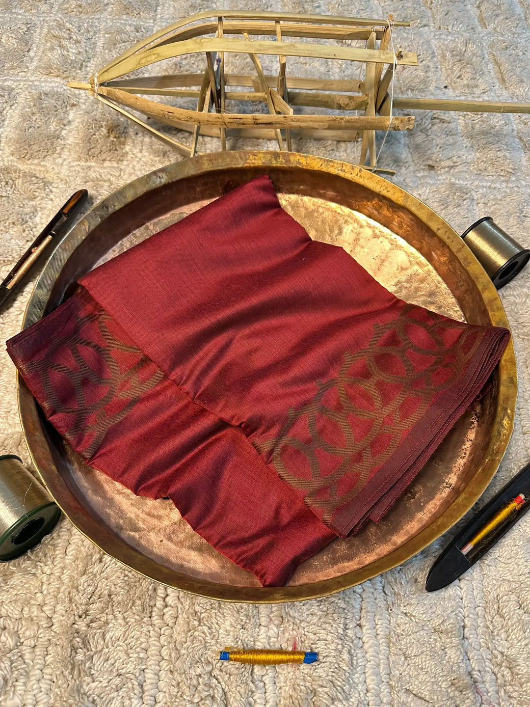 Eccentric zari weave Softsilk Banarasi saree