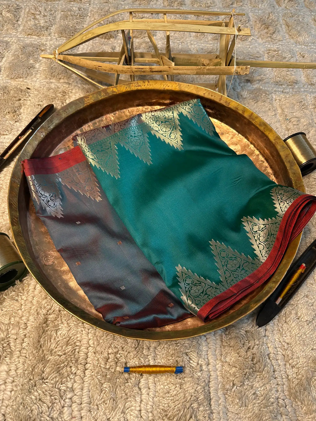 Eccentric zari weave Softsilk Banarasi saree