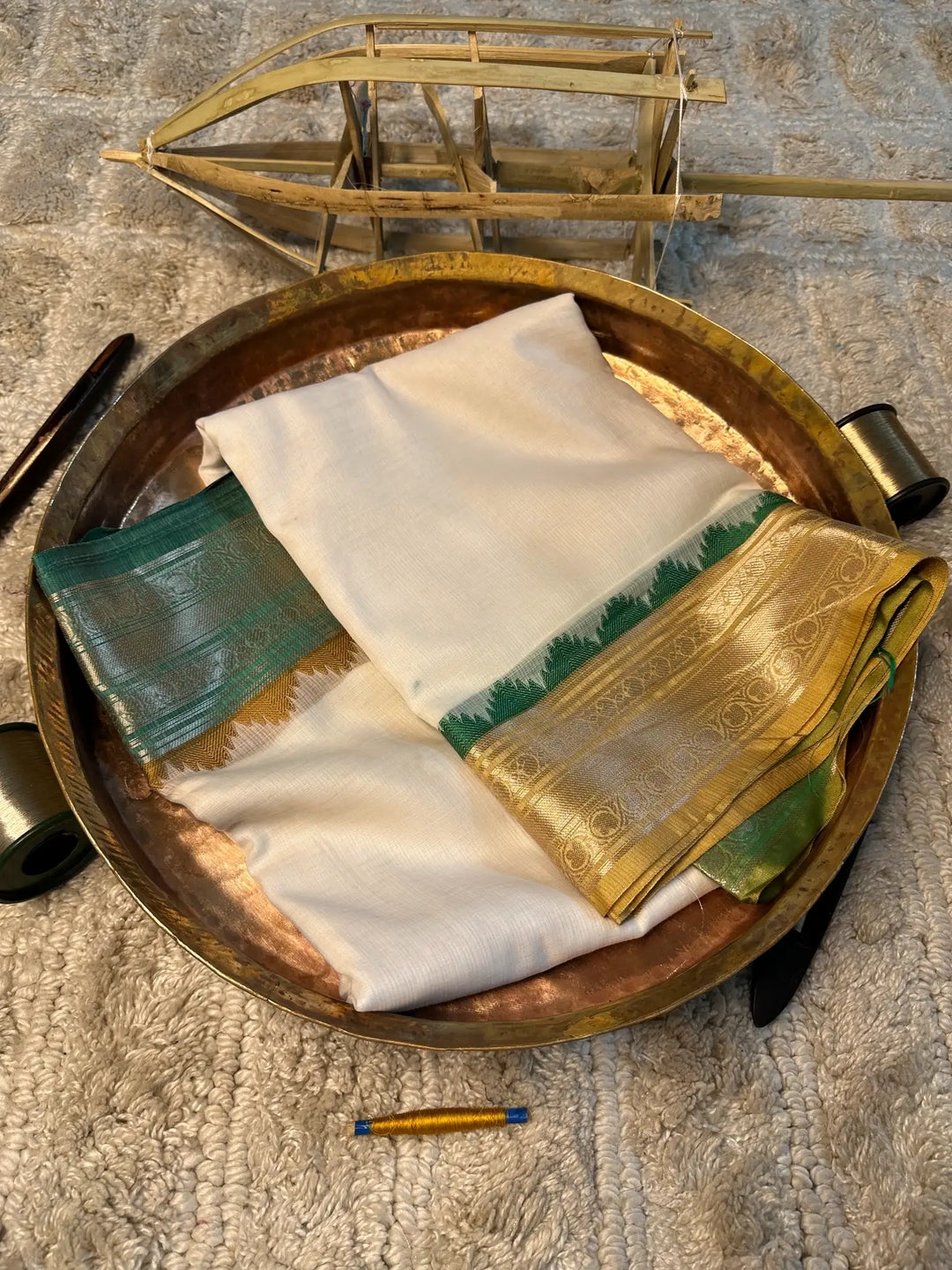 Eccentric zari weave Softsilk Banarasi saree