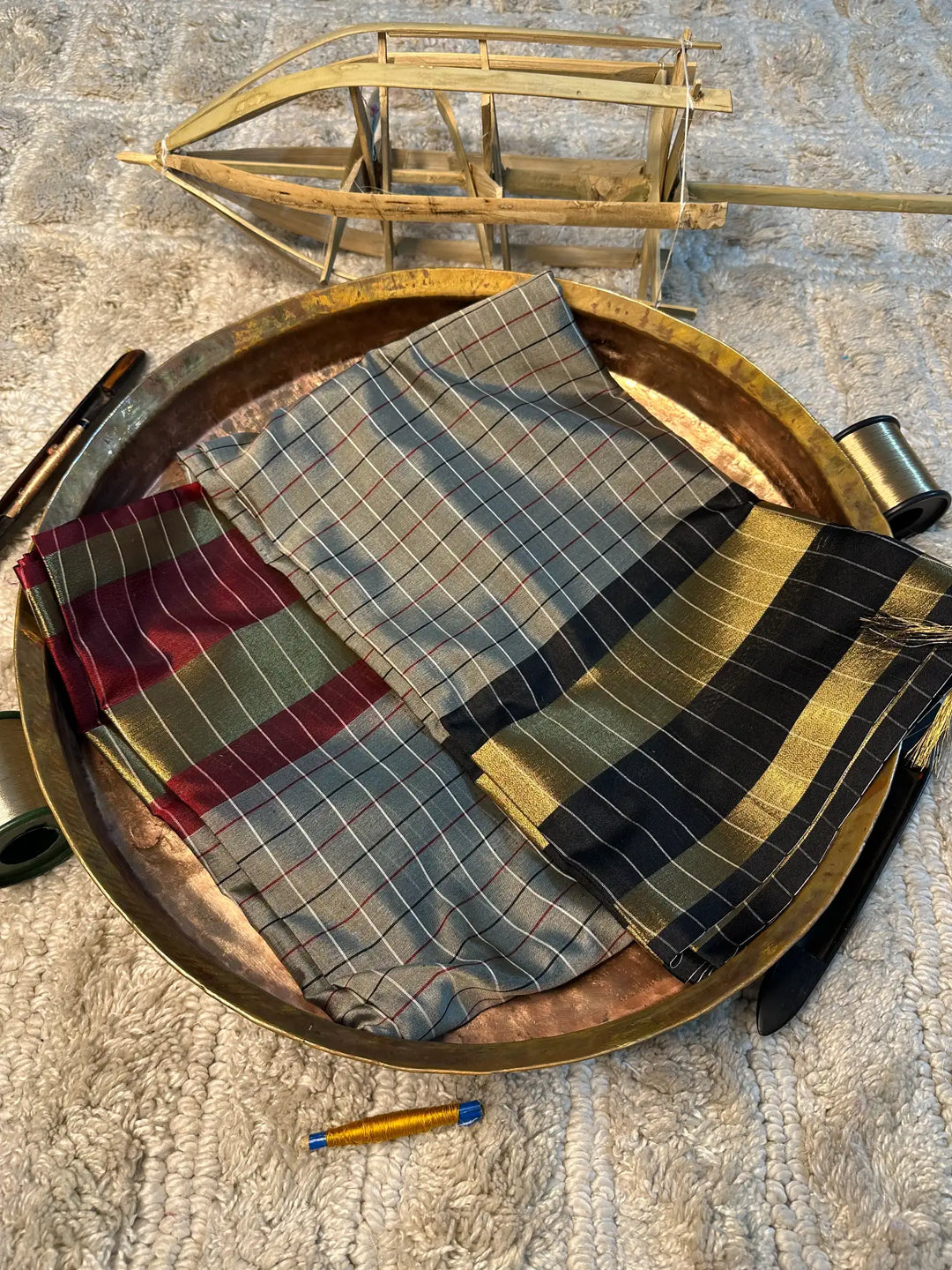 Eccentric zari weave Softsilk Banarasi saree