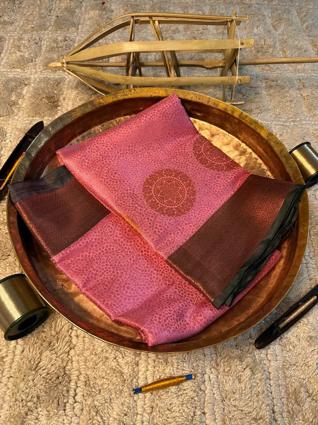 Eccentric zari weave Softsilk Banarasi saree