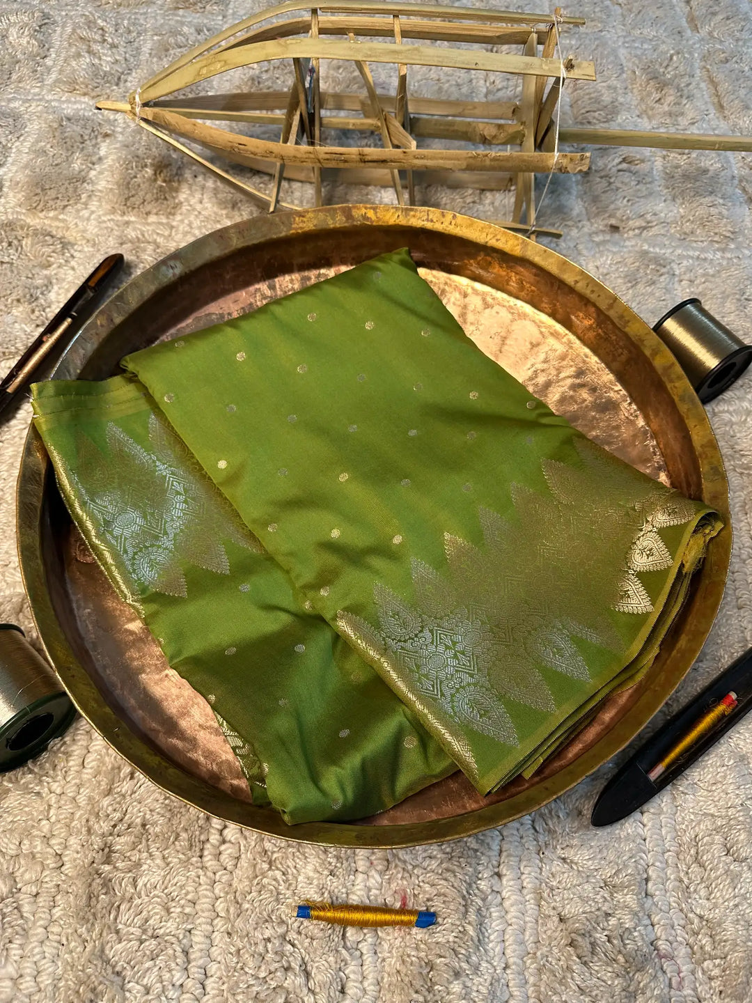 Eccentric zari weave Softsilk Banarasi saree