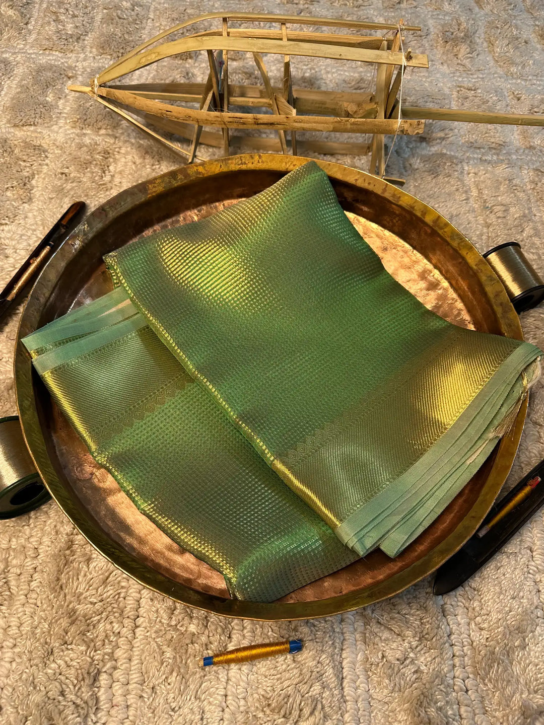 Eccentric zari weave Softsilk Banarasi saree