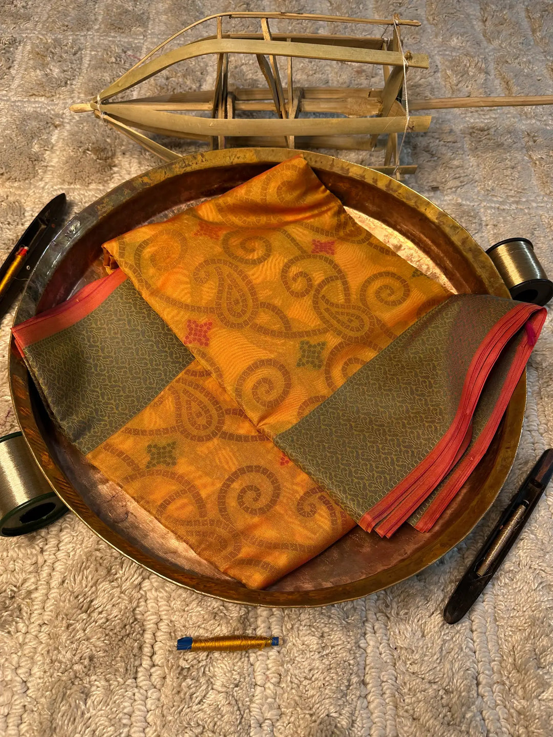 Eccentric zari weave Softsilk Banarasi saree