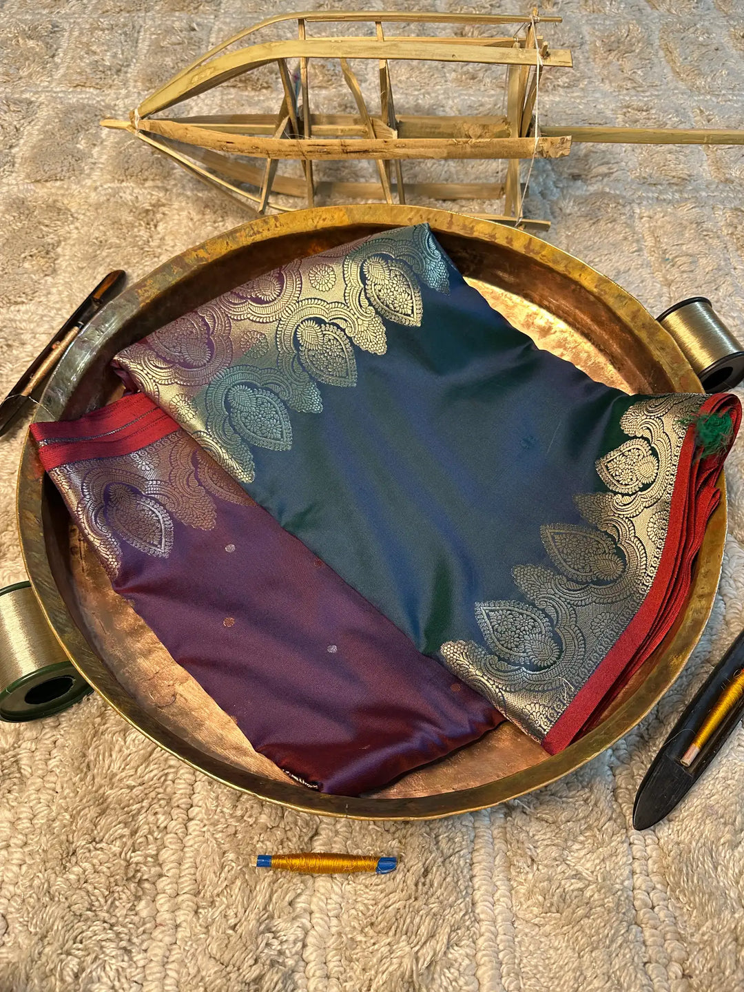 Eccentric zari weave Softsilk Banarasi saree
