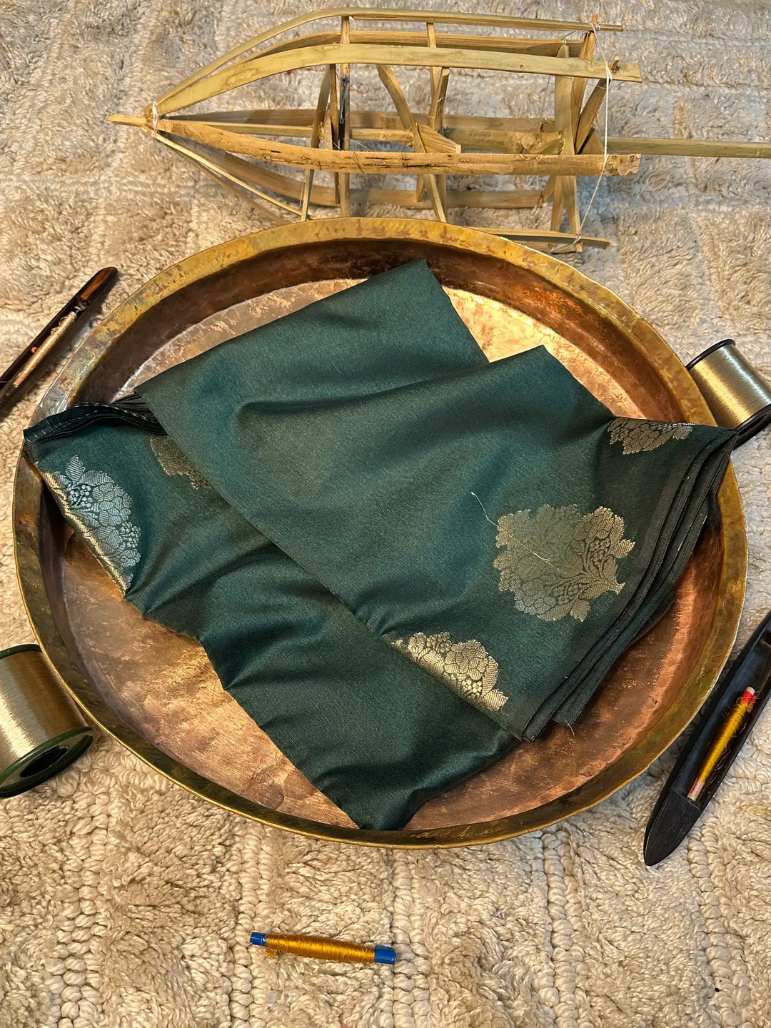 Eccentric zari weave Softsilk Banarasi saree