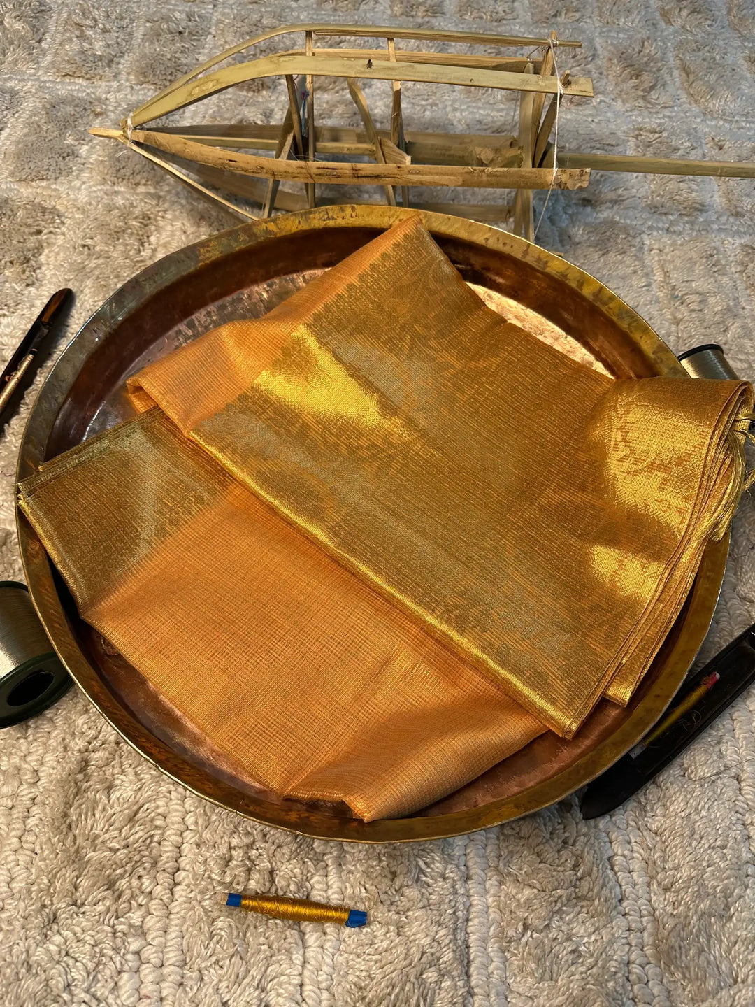 Eccentric zari weave Softsilk Banarasi saree