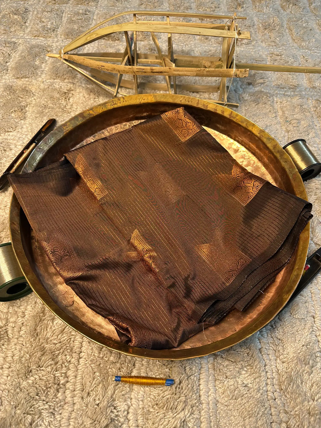 Eccentric zari weave Softsilk Banarasi saree
