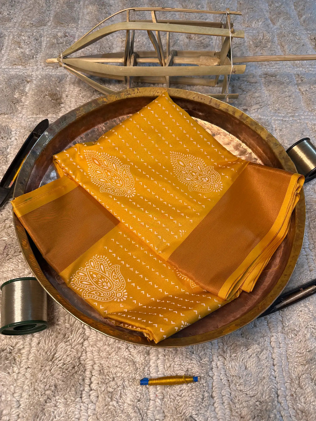 Eccentric zari weave Softsilk Banarasi saree