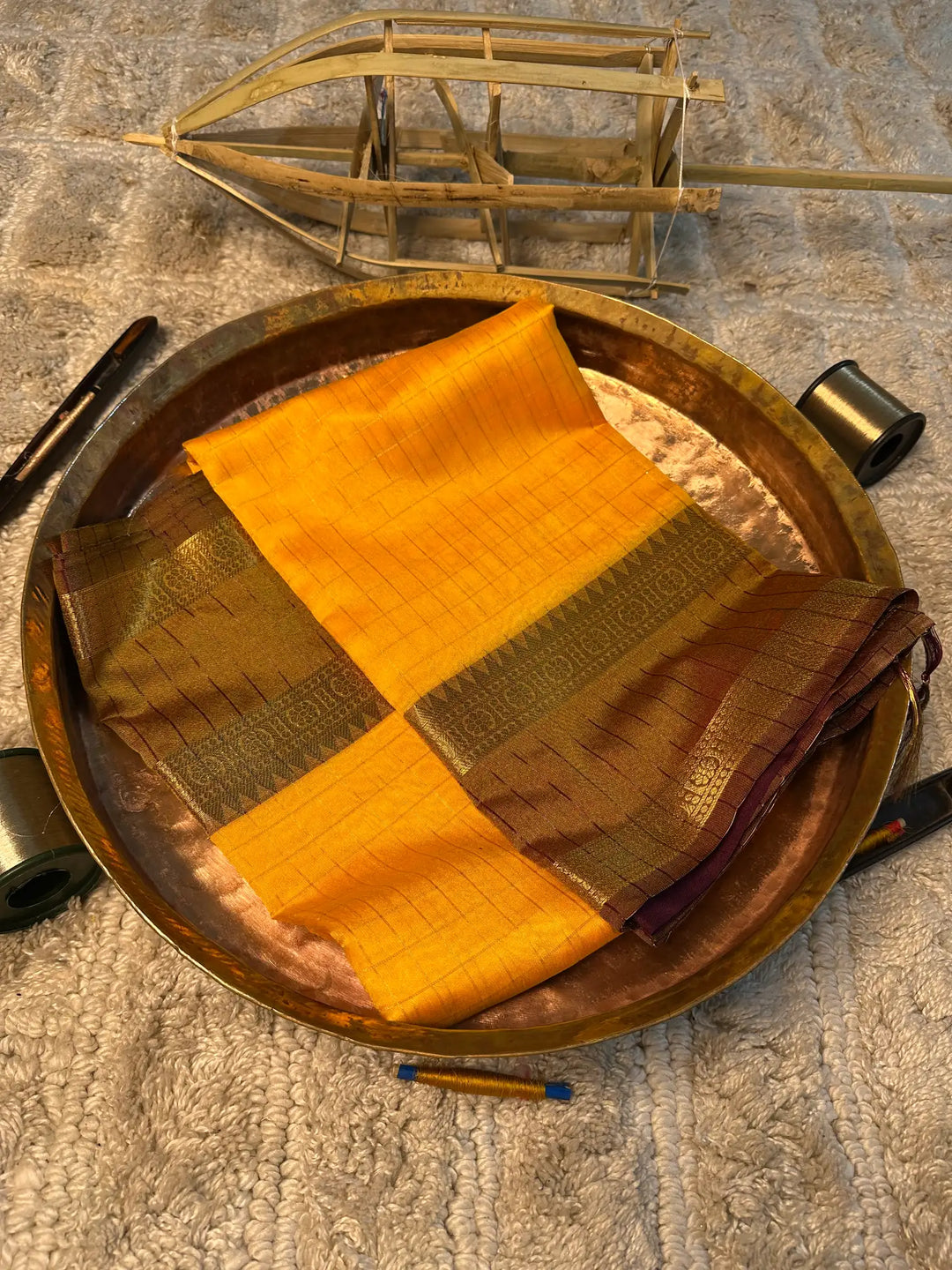 Eccentric zari weave Softsilk Banarasi saree