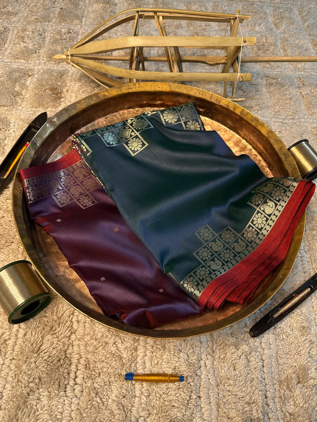 Eccentric zari weave Softsilk Banarasi saree