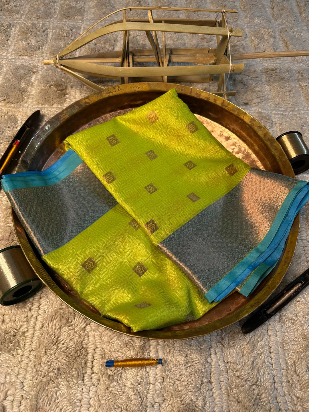 Eccentric zari weave Softsilk Banarasi saree