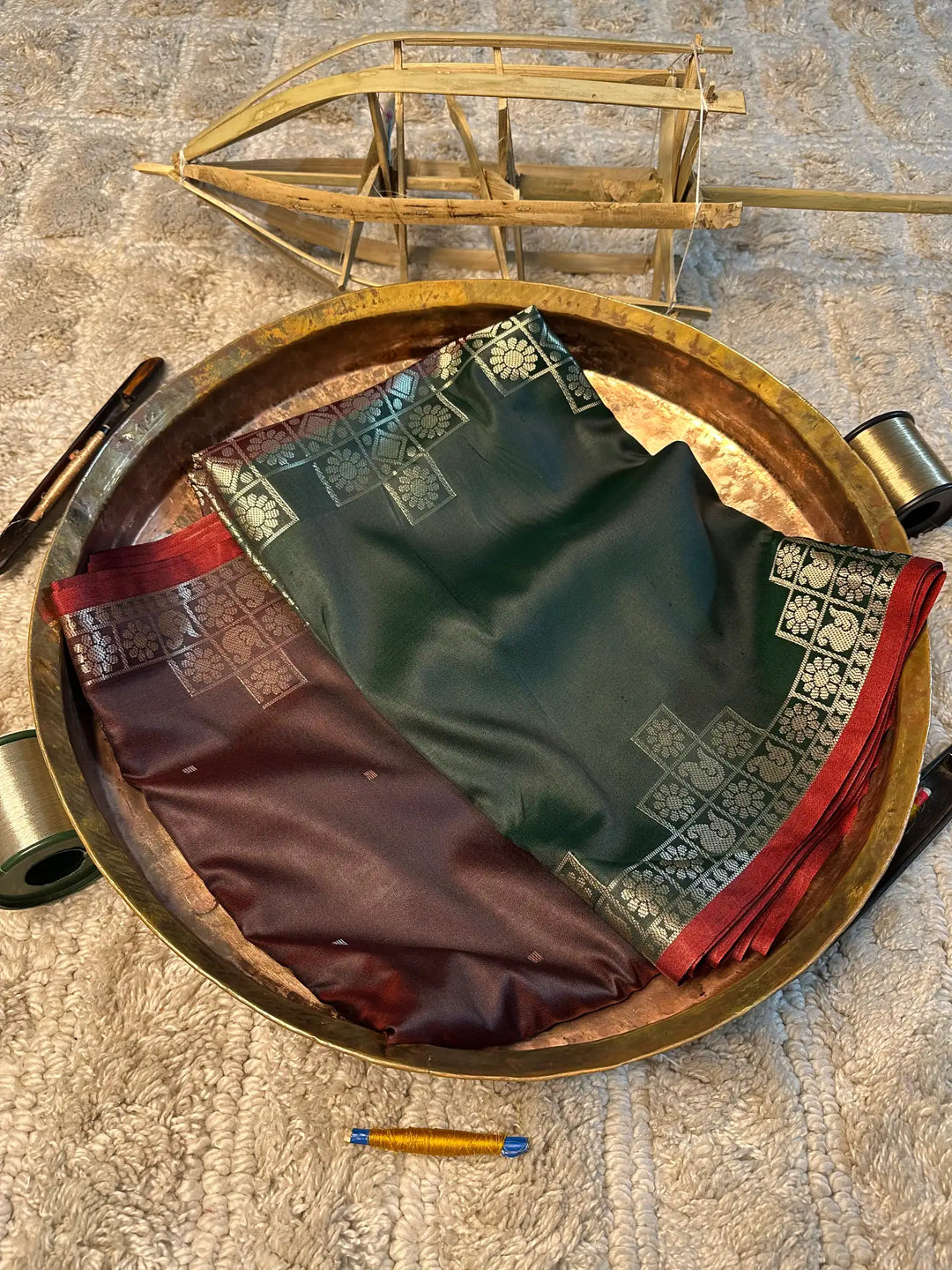 Eccentric zari weave Softsilk Banarasi saree