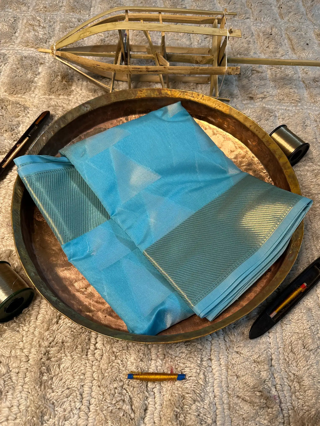 Eccentric zari weave Softsilk Banarasi saree