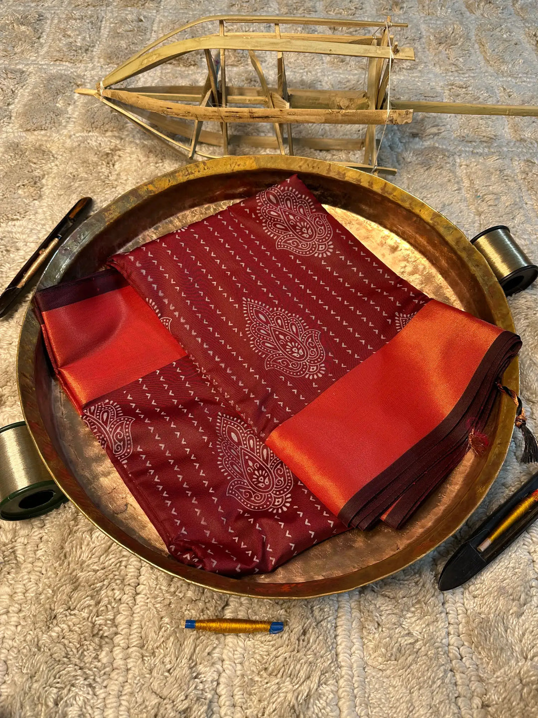 Eccentric zari weave Softsilk Banarasi saree