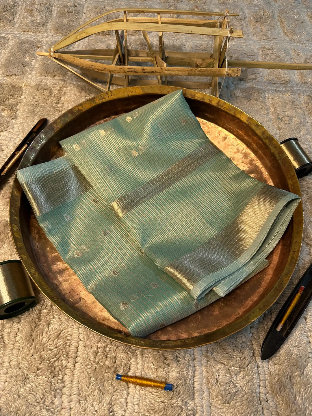 Eccentric zari weave Softsilk Banarasi saree