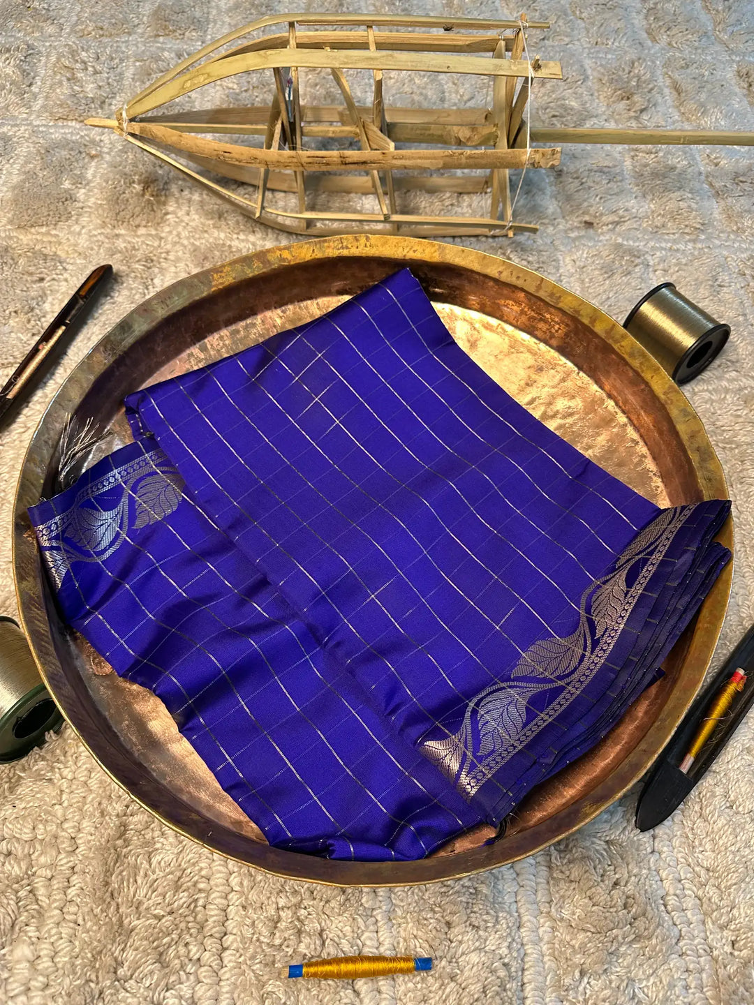 Eccentric zari weave Softsilk Banarasi saree