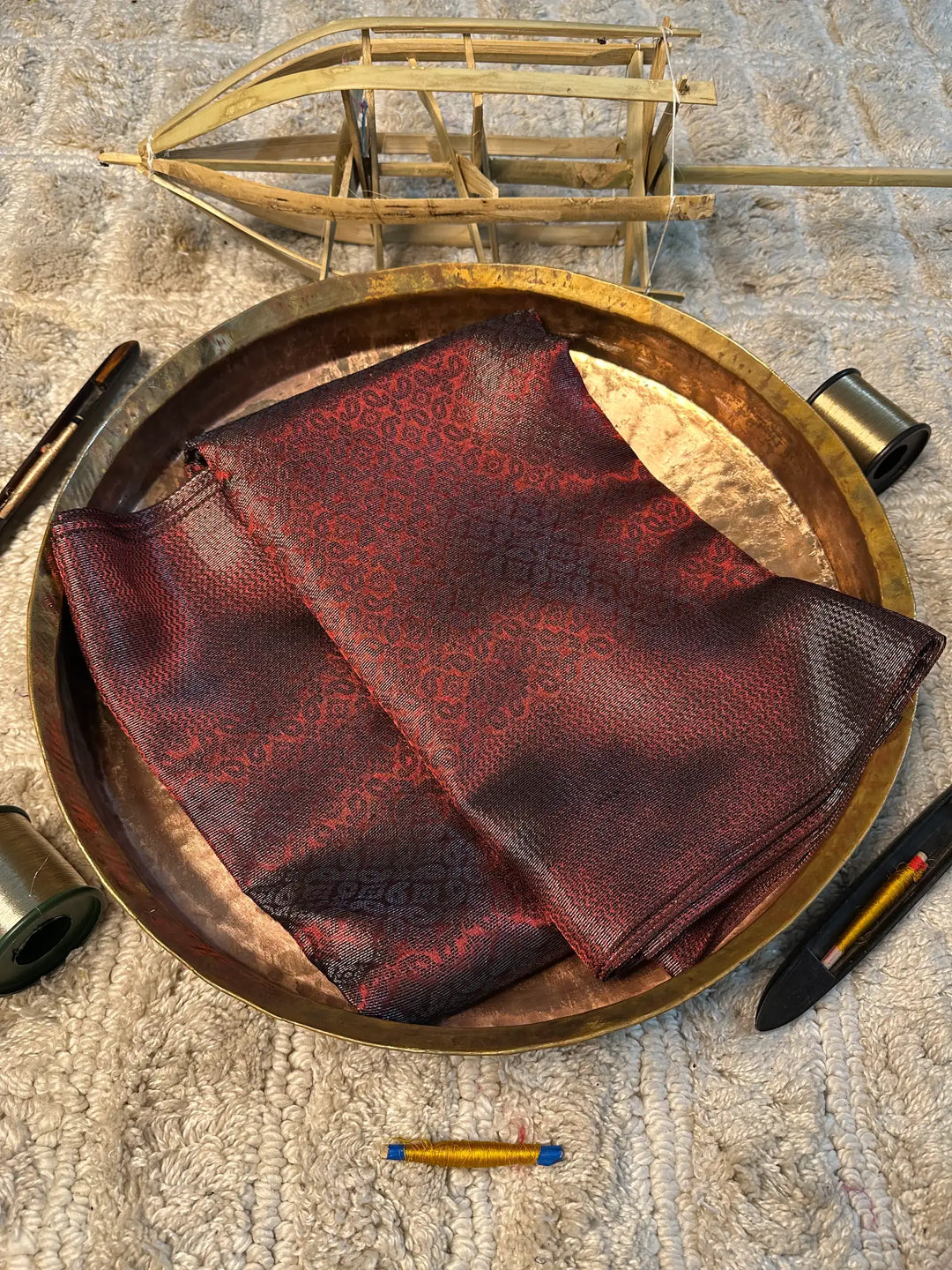 Eccentric zari weave Softsilk Banarasi saree