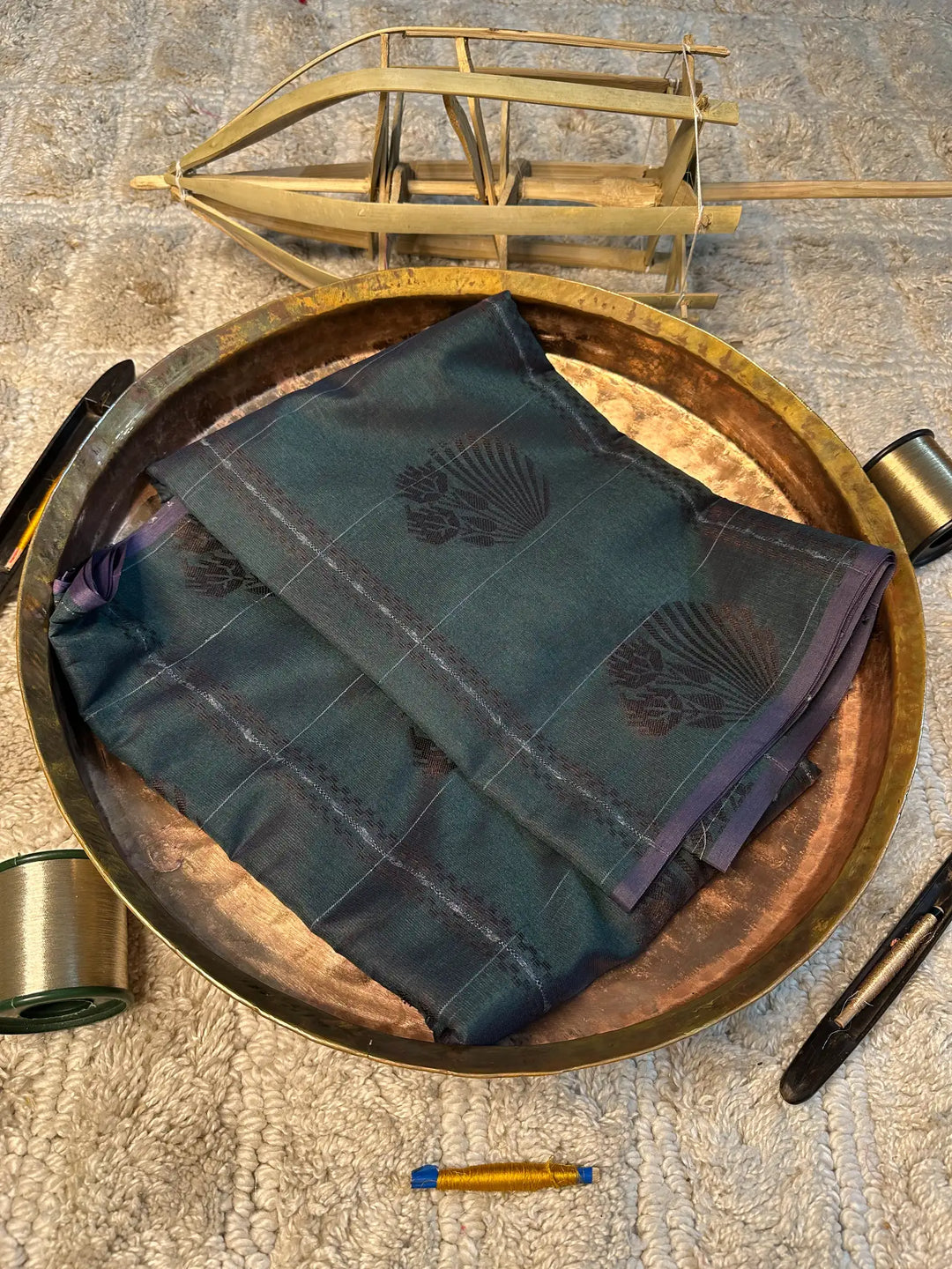 Eccentric zari weave Softsilk Banarasi saree