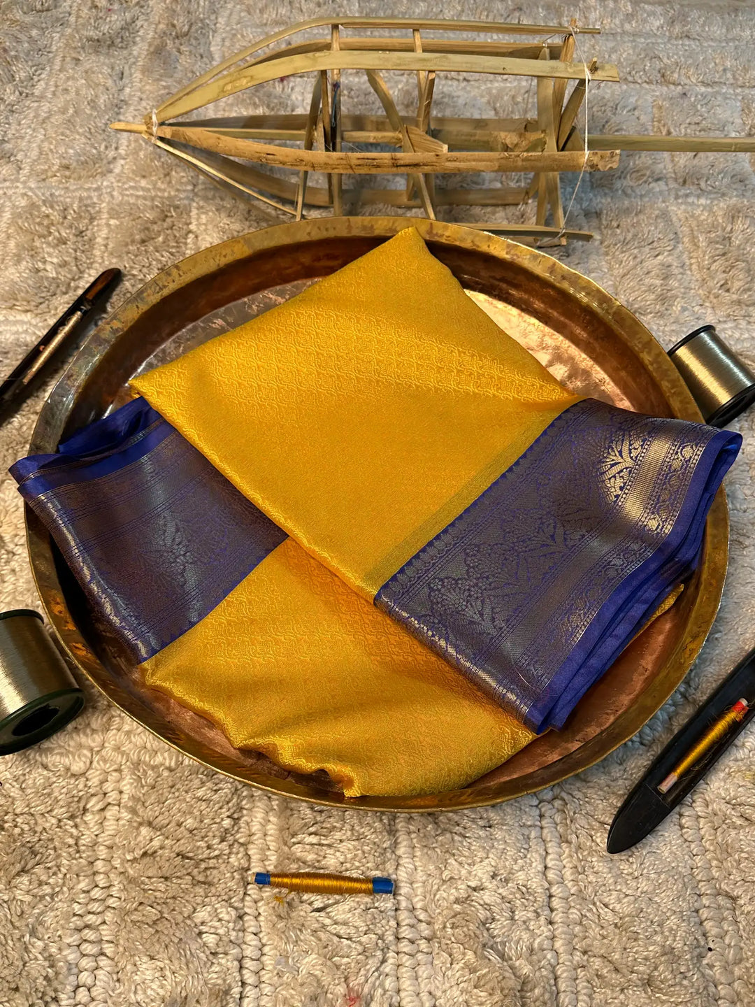 Eccentric zari weave Softsilk Banarasi saree