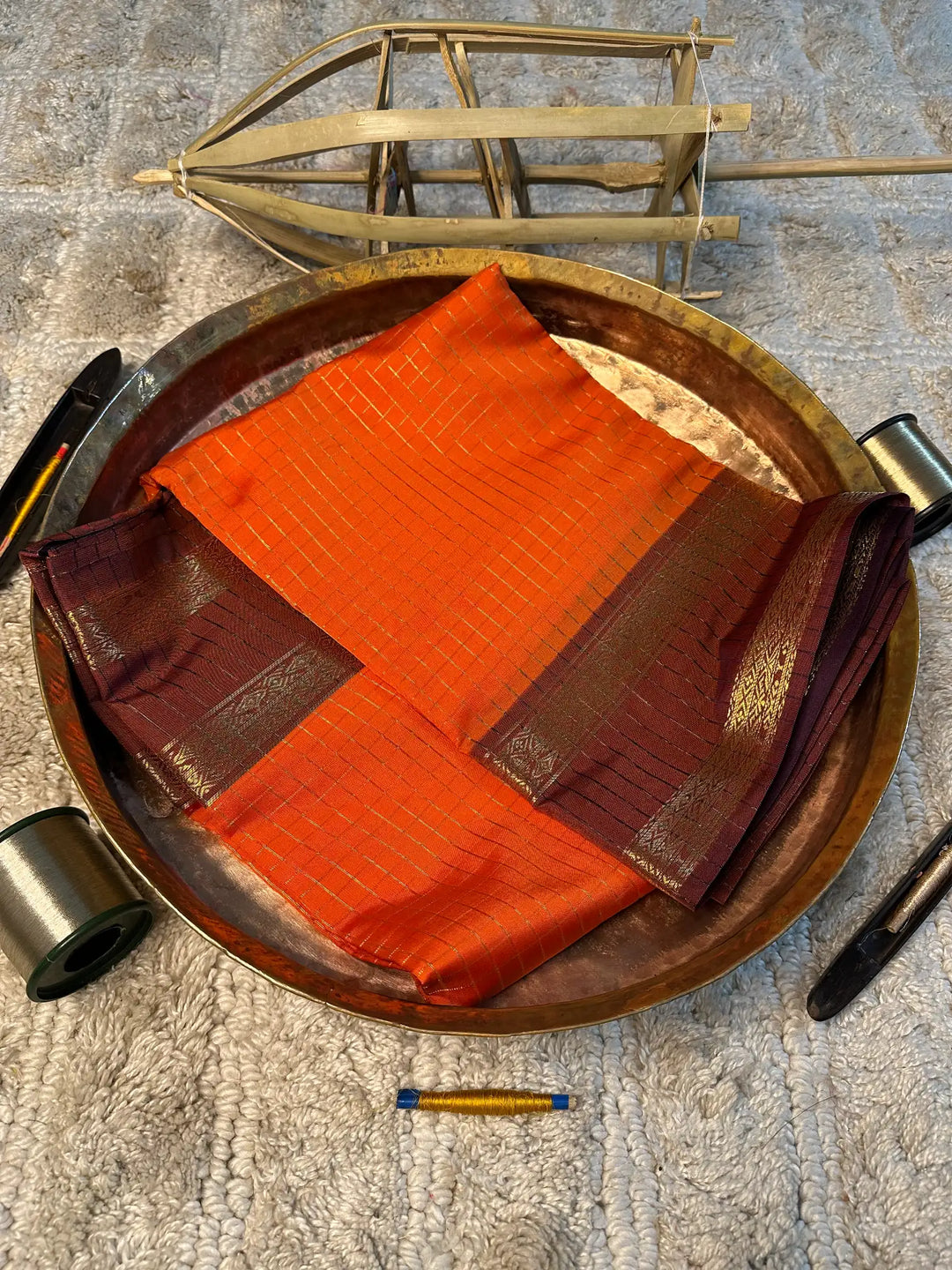 Eccentric zari weave Softsilk Banarasi saree